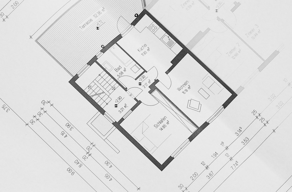 plan d'un bâtiment